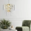 Złota, dekoracyjna lampa w stylu glamour MD3523-14L-EGN z serii NIRA - wizualizacja